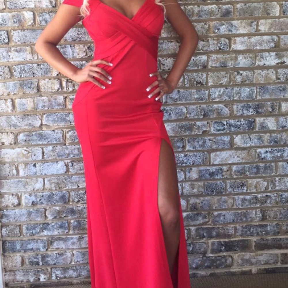 Red dress